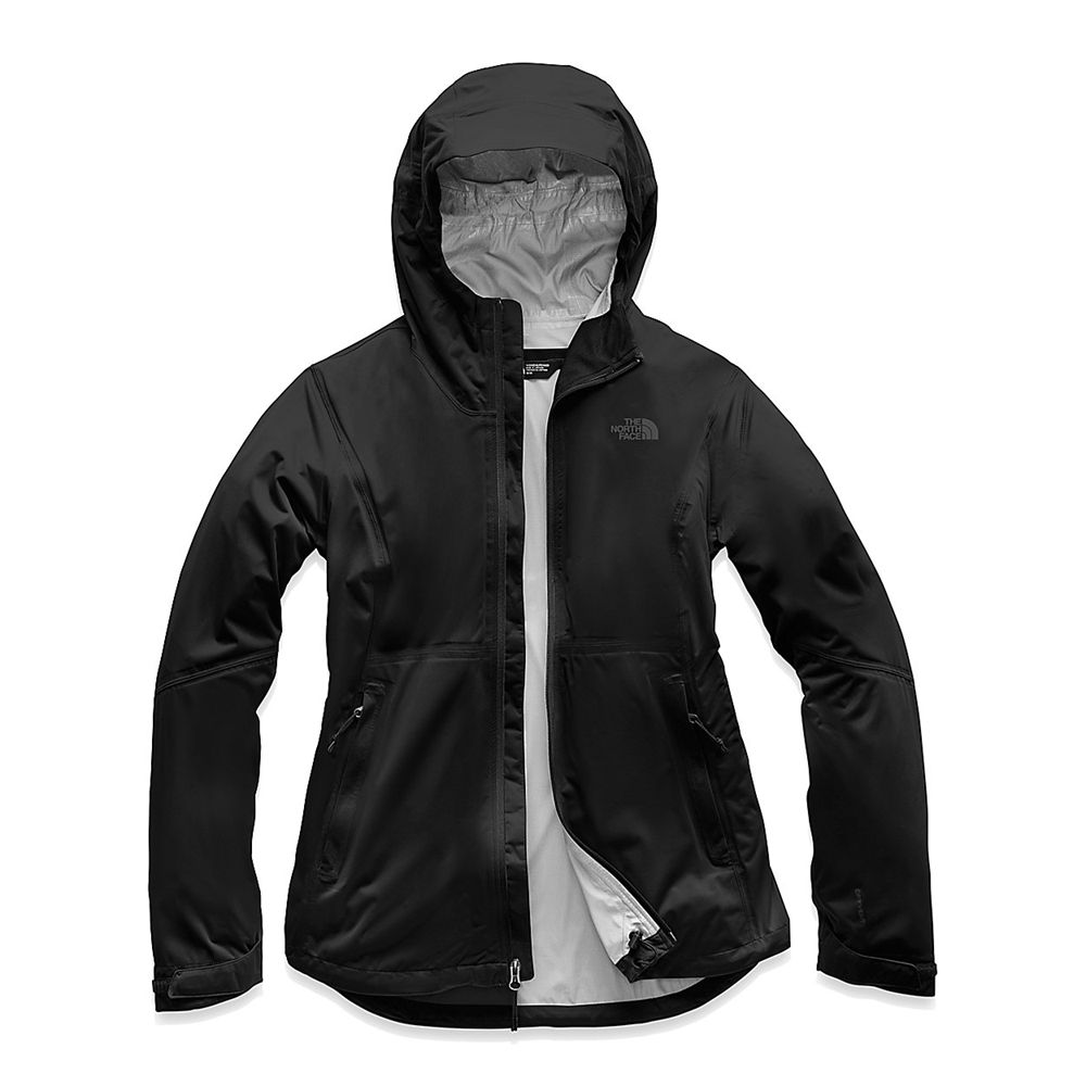 The North Face Rain Jacket Womens Australia - The North Face Allproof Stretch Black (DNB-943516)